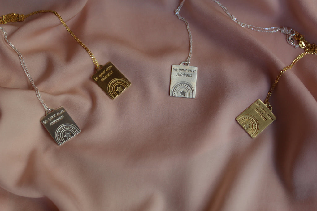 rainboiw necklace