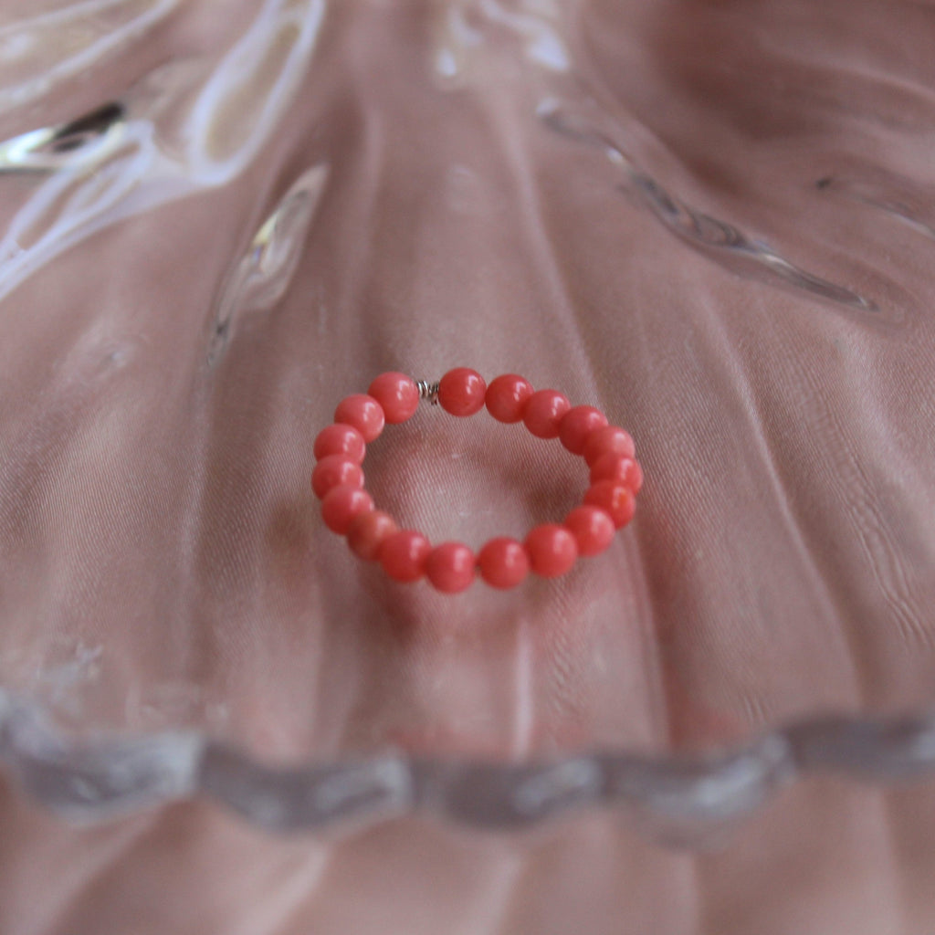 orange coral ring