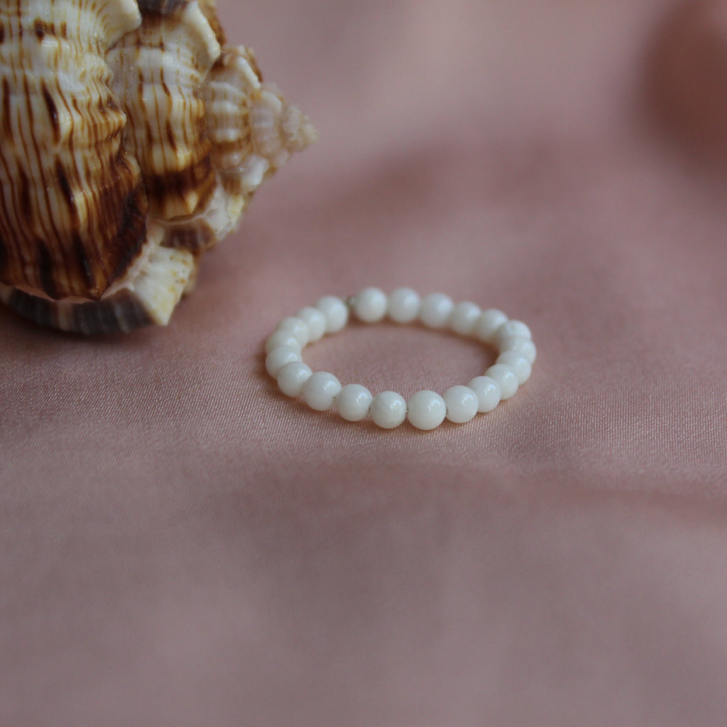 white coral ring