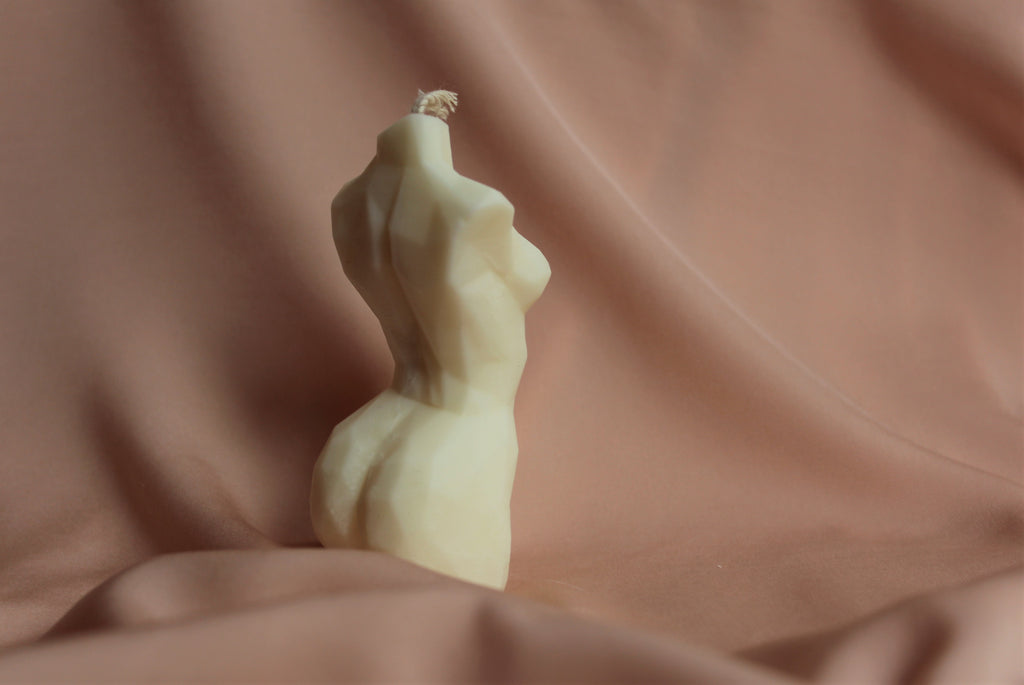 Female body soy candle