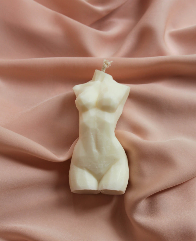 Female body soy candle