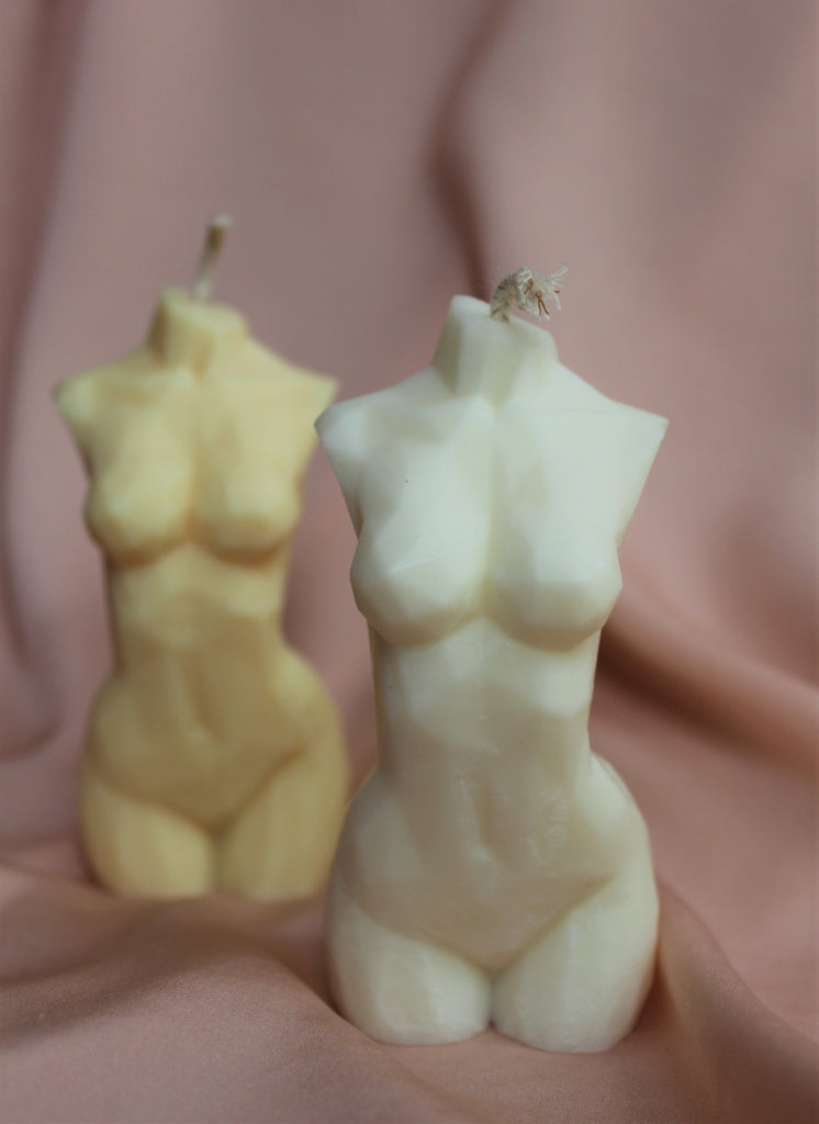 Female body soy candle